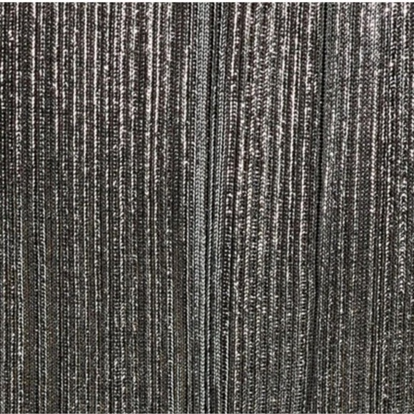 Refinery29 x ELOQUII disco hipster Party Silver Metallic V-Neck Jumpsuit R29 14 - Picture 6 of 16